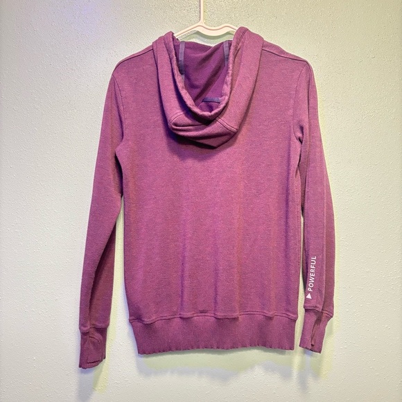 Athleta Girl Plum Thumb Hole Pocket Hoodie Sweater Size XL​ - Picture 7 of 9
